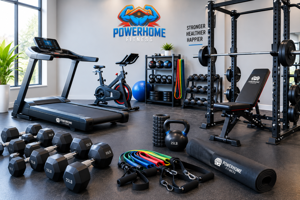 powerhome fitness showroom gym