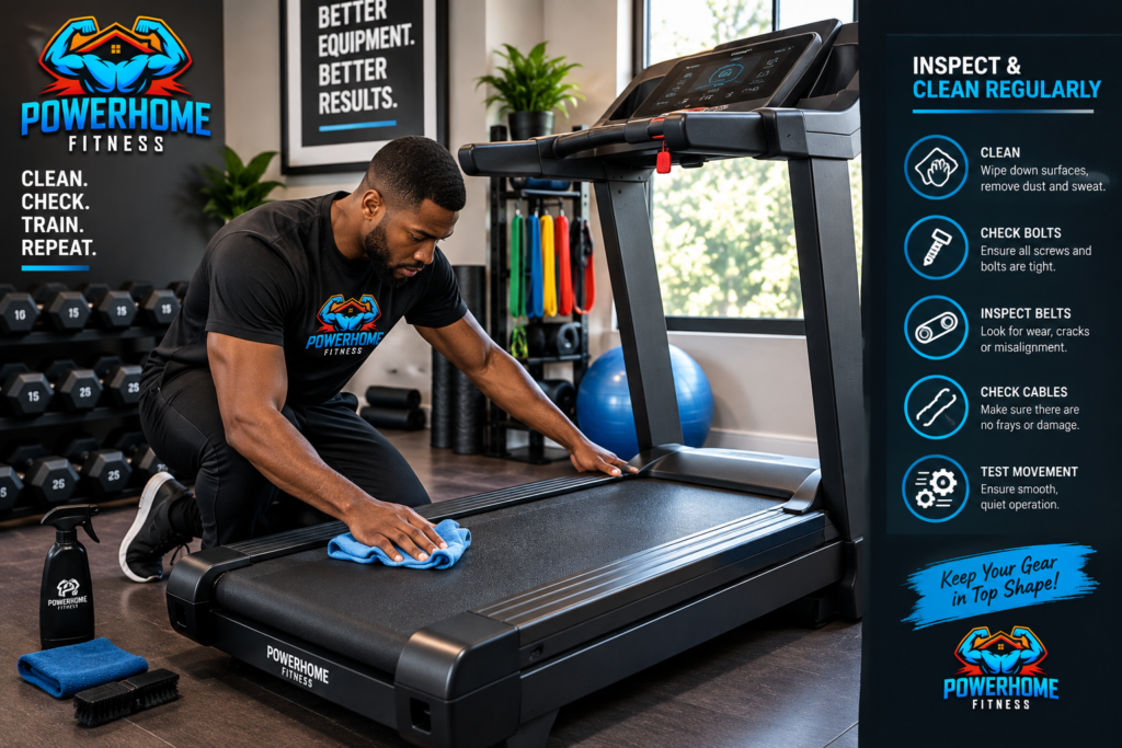 powerhome fitness treadmill care guide